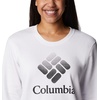 image:imageColumbia womens Columbia Trek Graphic CrewTrek Graphic CrewWhiteBlack Csc Stacked Logo