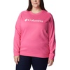image:imageColumbia womens Columbia Trek Graphic CrewTrek Graphic CrewWild GeraniumWhite Logo