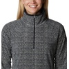 image:imageColumbia womens Glacial Iv Print Half ZipBlack Herringbone Print