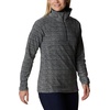 image:imageColumbia womens Glacial Iv Print Half ZipBlack Herringbone Print