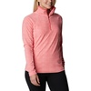 image:imageColumbia womens Glacial Iv Print Half ZipBlush Pink Herringbone Print