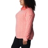 image:imageColumbia womens Glacial Iv Print Half ZipBlush Pink Herringbone Print