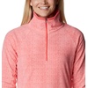 image:imageColumbia womens Glacial Iv Print Half ZipBlush Pink Herringbone Print