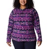 image:imageColumbia womens Glacial Iv Print Half ZipDark Sapphire 80s Stripe Print