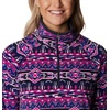image:imageColumbia womens Glacial Iv Print Half ZipDark Sapphire 80s Stripe Print