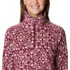 image:imageColumbia womens Glacial Iv Print Half ZipMarionberry Polarize