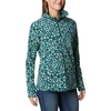 image:imageColumbia womens Glacial Iv Print Half ZipNight Wave Polarize