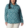 image:imageColumbia womens Glacial Iv Print Half ZipNight Wave Polarize
