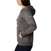 image:imageColumbia womens Trek Graphic Treatment HoodieCharcoal HeatherStacked Gem