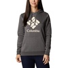 image:imageColumbia womens Trek Graphic Treatment HoodieCharcoal HeatherStacked Gem