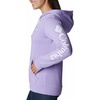 image:imageColumbia womens Trek Graphic Treatment HoodieFrosted PurpleWhite Logo