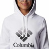 image:imageColumbia womens Trek Graphic Treatment HoodieWhiteBlack Csc Stacked Logo