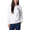 image:imageColumbia Womens Pfg Graphic Sweatshirt CrewWhiteCollegiate Navy Rookery Palms Lc
