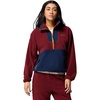image:imageColumbia Womens Sequoia Grove 12 Zip FleeceRich WineCollegiate NavyMaple Sugar