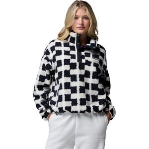 image:imageColumbia Helvetia II Printed Cropped Half SnapBlackGeostack