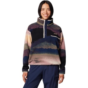 image:imageColumbia Helvetia II Printed Cropped Half SnapCollegiate Navy Dolomites