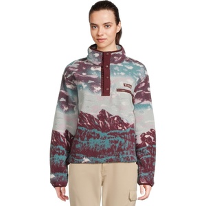 image:imageColumbia Helvetia II Printed Cropped Half SnapRich Wine SistersRich Wine