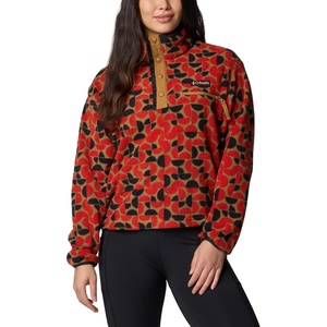 image:imageColumbia Helvetia II Printed Cropped Half SnapSail Red Retroscape