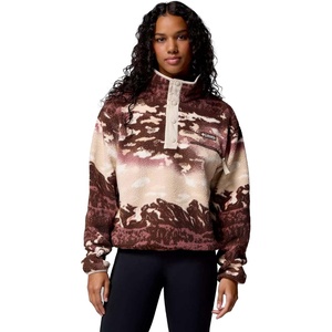 image:imageColumbia Helvetia II Printed Cropped Half SnapTobacco SistersDark Stone