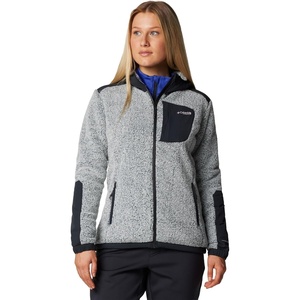 image:imageColumbia Womens Arctic Crest Sherpa Full ZipWhiteBlack