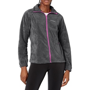 image:imageColumbia Womens Benton Springs Full ZipCharcoal HeatherFuchsia
