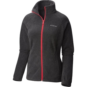 image:imageColumbia Womens Benton Springs Full ZipCharcoal HeatherPunch Pink