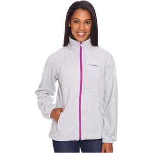 image:imageColumbia Womens Benton Springs Full ZipLight GreyBright Plum