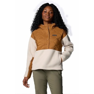 image:imageColumbia Womens Cloud Point Hooded FleeceCamel BrownDark Stone