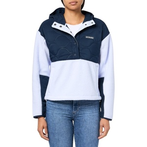 image:imageColumbia Womens Cloud Point Hooded FleeceSnowdriftCollegiate Navy