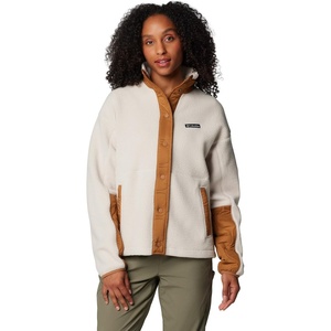 image:imageColumbia Womens Cloud Point Snap FleeceCamel BrownDark Stone