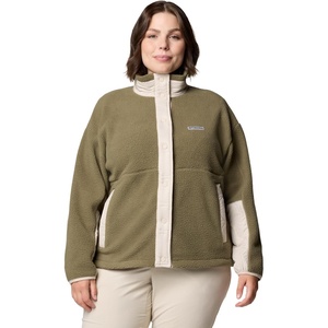 image:imageColumbia Womens Cloud Point Snap FleeceDark StoneStone Green