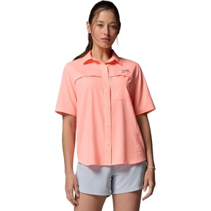 image:imageColumbia Womens PFG Castback Woven Short SleeveTiki Pink