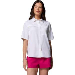image:imageColumbia Womens PFG Castback Woven Short SleeveWhite