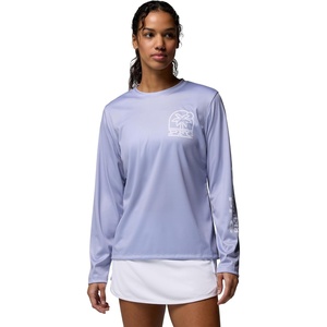 image:imageColumbia Womens PFG Tidal Tee Palm Waves Long SleeveTwilightPalm Waves