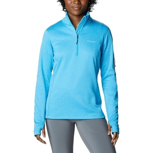 image:imageColumbia Womens Park View Grid Fleece Half ZipBlue Chill Heather