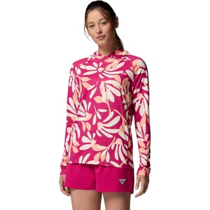 image:imageColumbia Womens Pfg Super Solar Stream II HoodieGuava PinkPetals