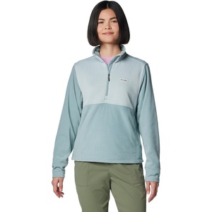 image:imageColumbia Womens Pfg Uncharted Fleece Half ZipCrushed Blue