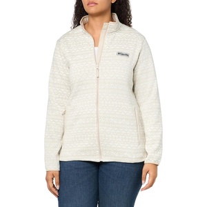 image:imageColumbia Womens Sweater Weather Print Full ZipWhite Madras Tonal