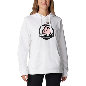 image:imageColumbia Womens Trek Graphic HoodieWhiteS24 Pride