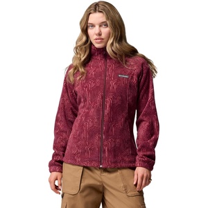 image:imageColumbia womens Benton Springs Printed Full ZipRich Wine Flowfalls