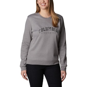 image:imageColumbia womens Columbia Trek Graphic CrewTrek Graphic CrewLight Grey HeatherCsc Collegiate
