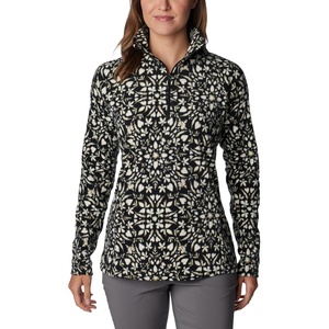 image:imageColumbia womens Glacial Iv Print Half ZipBlack Polarize