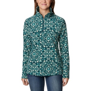 image:imageColumbia womens Glacial Iv Print Half ZipNight Wave Polarize
