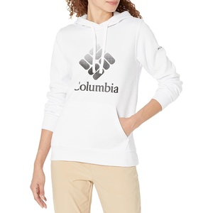 image:imageColumbia womens Trek Graphic Treatment HoodieWhiteBlack Csc Stacked Logo