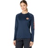 image:imageColumbia Alabama Crimson Tide Collegiate Tidal Long Sleeve ShirtAub  Collegiate Navy  Spark Orange