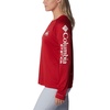 image:imageColumbia Alabama Crimson Tide Collegiate Tidal Long Sleeve ShirtOs  Intense Red  White