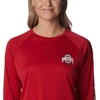 image:imageColumbia Alabama Crimson Tide Collegiate Tidal Long Sleeve ShirtOs  Intense Red  White