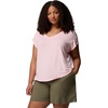 image:imageColumbia Daniela Falls VNeck Short Sleeve TeeSatin Pink