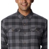 image:imageColumbia Flare Gun Stretch FlannelCity Grey Twill Buffalo Check