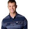 image:imageColumbia Flare Gun Stretch FlannelCollegiate Navy Vista Stripe